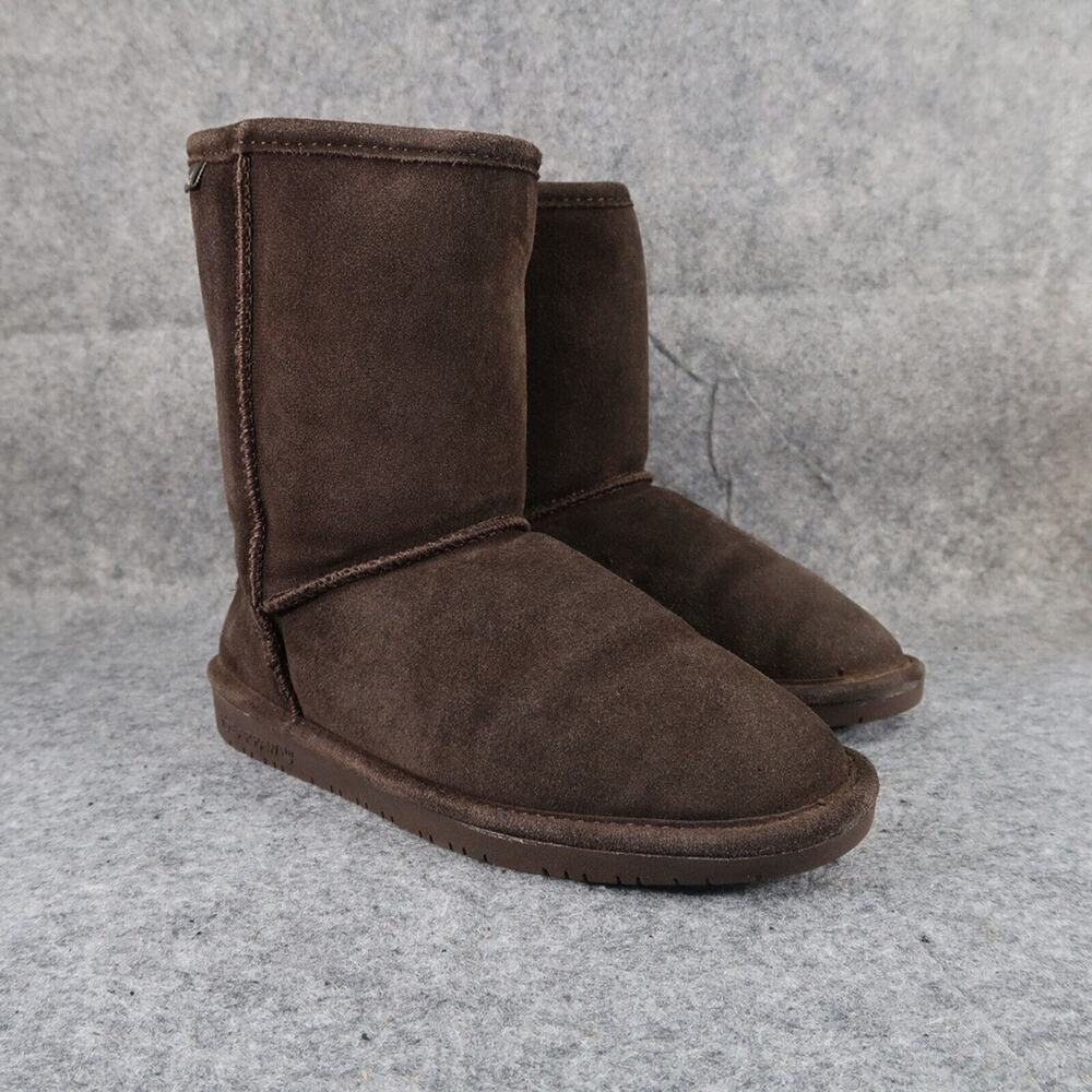 Bearpaw Shoes Kids 5 Boots Winter Comfort Warm Leather Sheepskin Emma Pull On